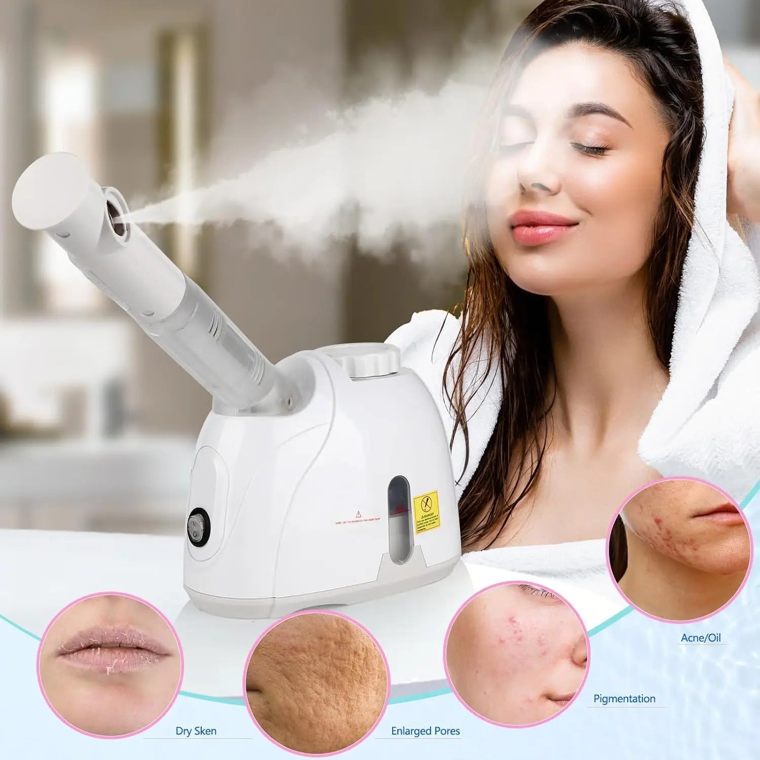 Deep hydration facial steamer pore cleansing