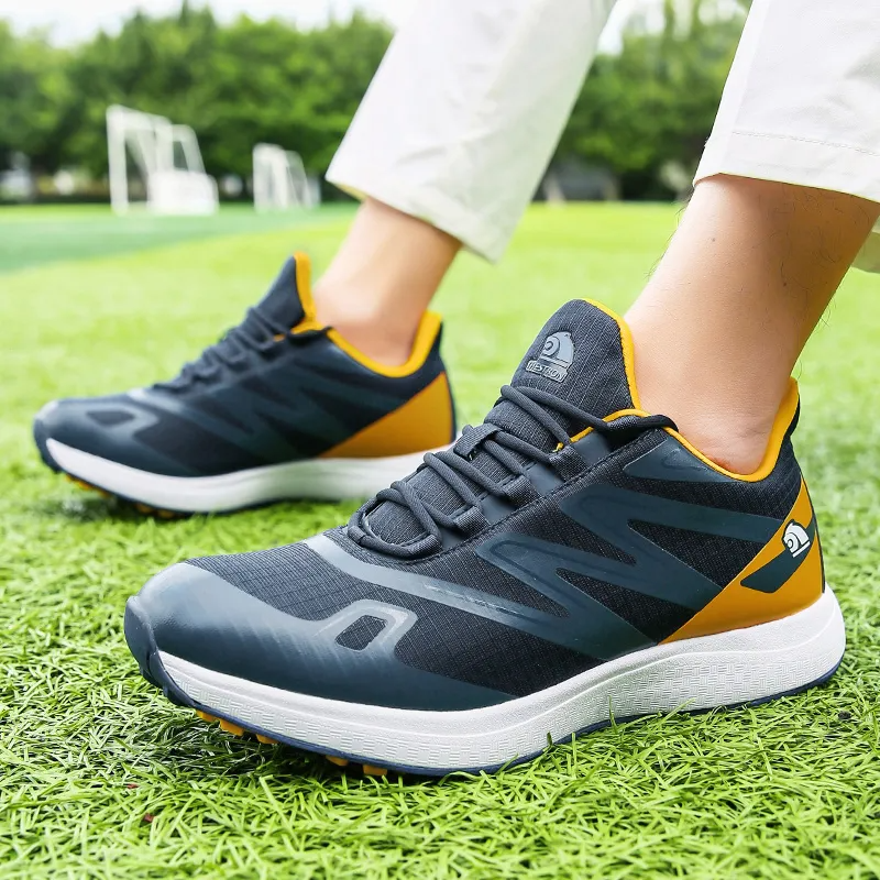 Men's golf shoes air cushion breathable upper