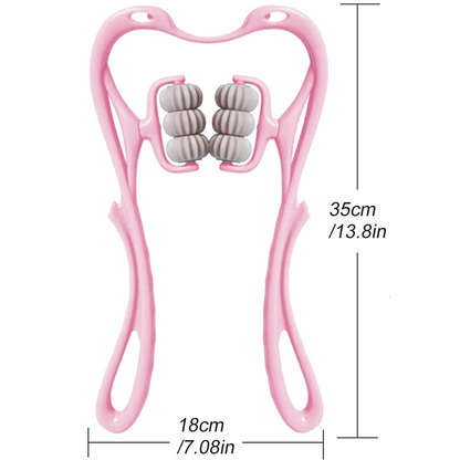 Self neck massager triple trigger pressure tool