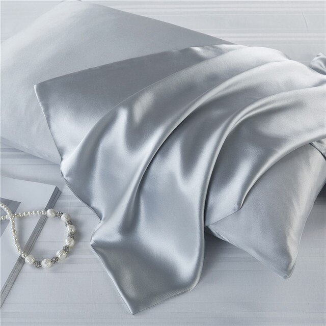 Premium mulberry silk pillowcase for hair and skin