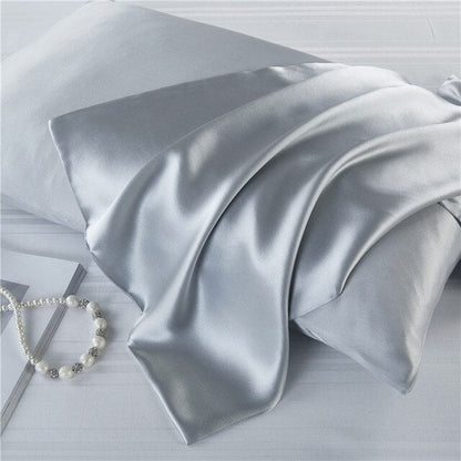 Premium mulberry silk pillowcase for hair and skin