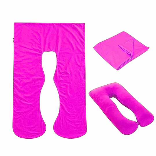 Soft full body pillowcase replacement cover for body pillows