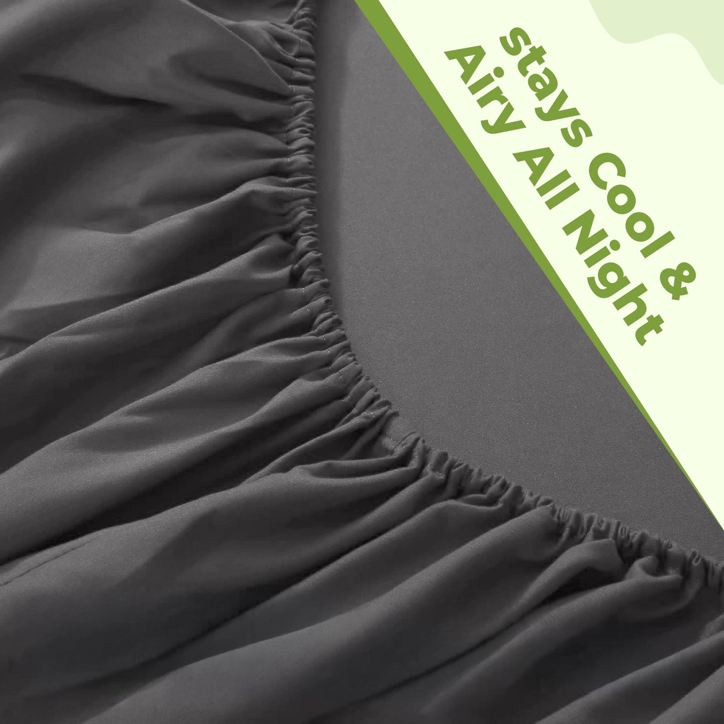 Luxury cotton sheet set breathable soft silky