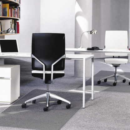 Workstation floor protector mat for office chair