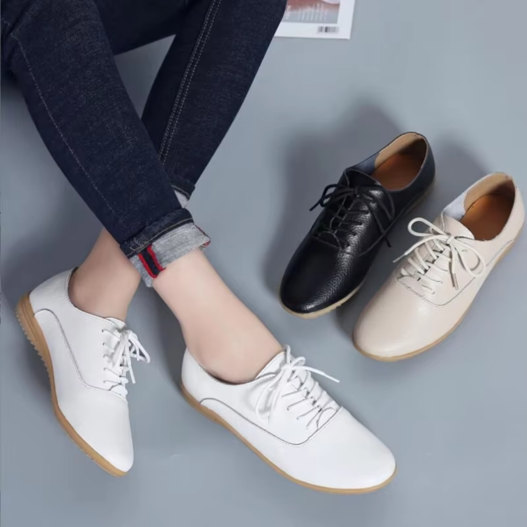 Women's casual flat shoes effortless style with support