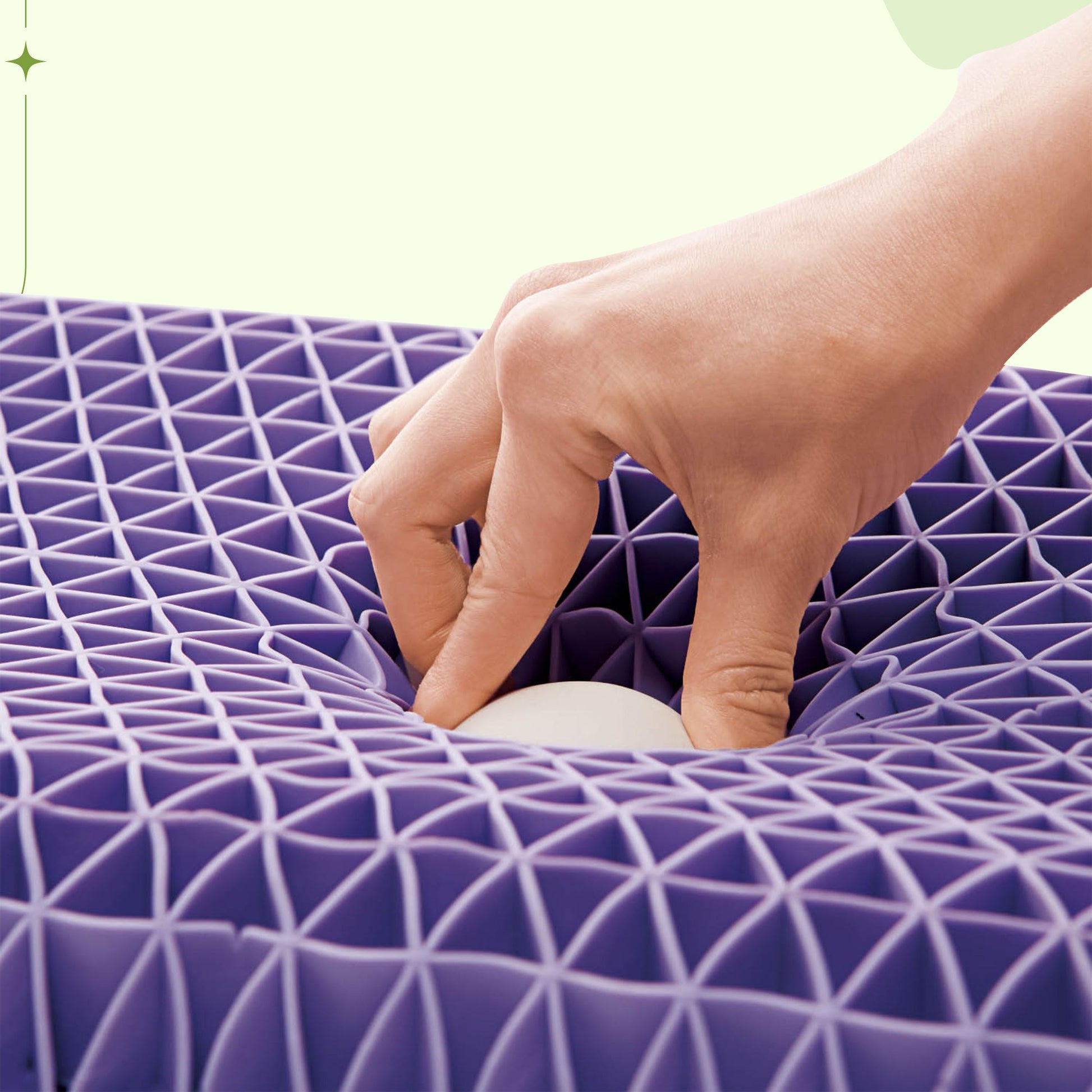Orthopedic pectin pillow ergonomic support for sleep