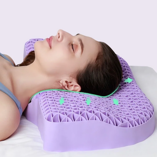 Orthopedic pectin pillow ergonomic support for sleep