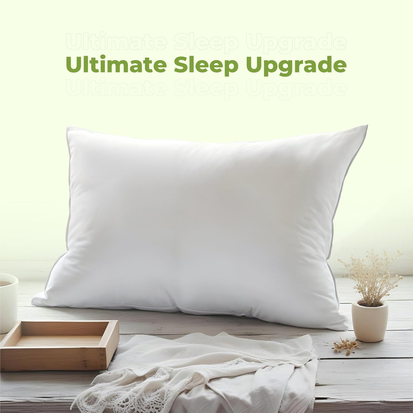 Luxury hotel bed down alternative cooling pillow