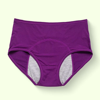 Leakproof high-waisted period panties reusable underwear