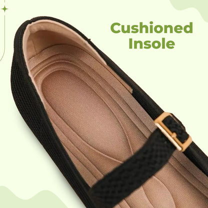 Women's cushy square-toe elegant comfort sandals