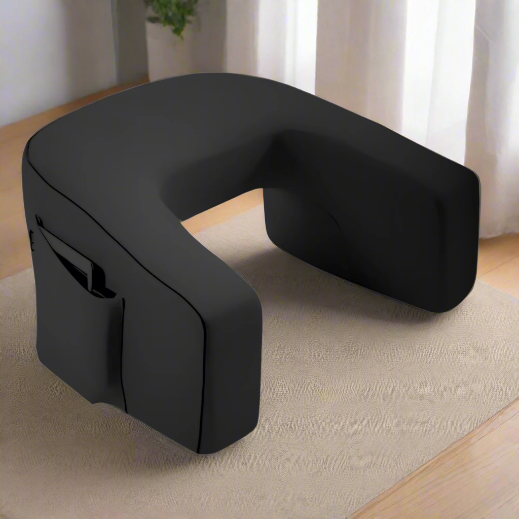 Ergonomic lap pillow for reading and laptop use