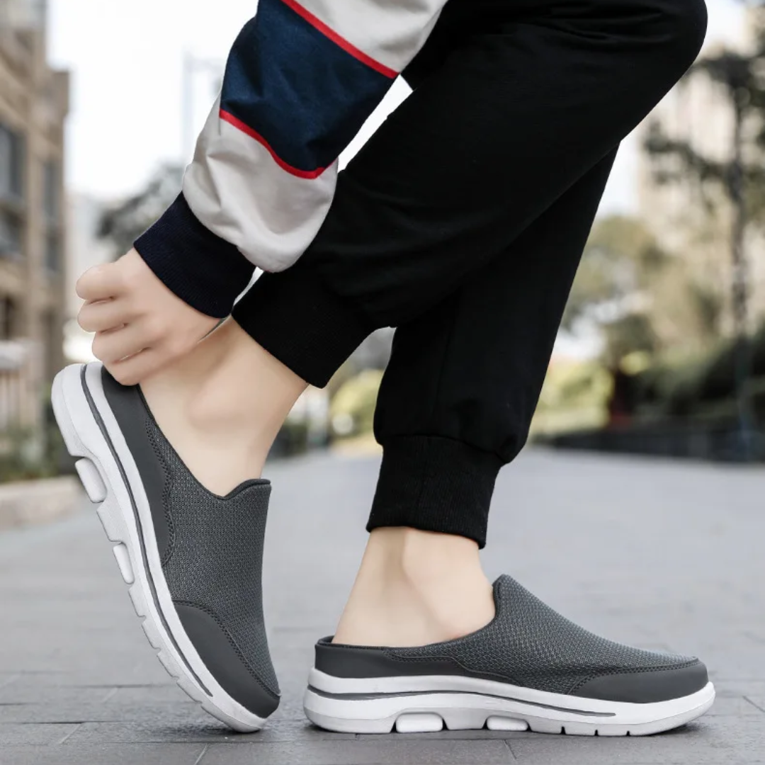 Unisex slip-on sports shoes flexible sole