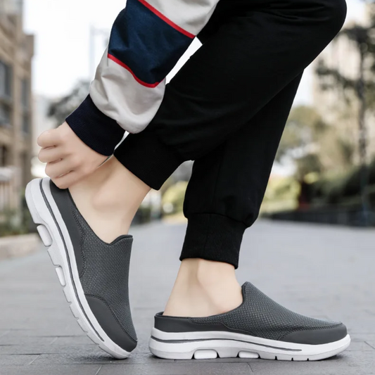 Unisex slip-on sports shoes flexible sole