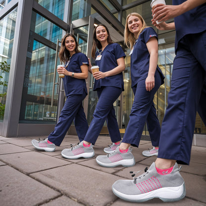 Women's stretch comfort shoes all-day walking relief
