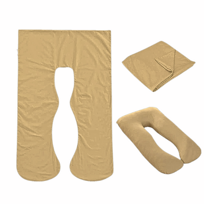 Soft full body pillowcase replacement cover for body pillows