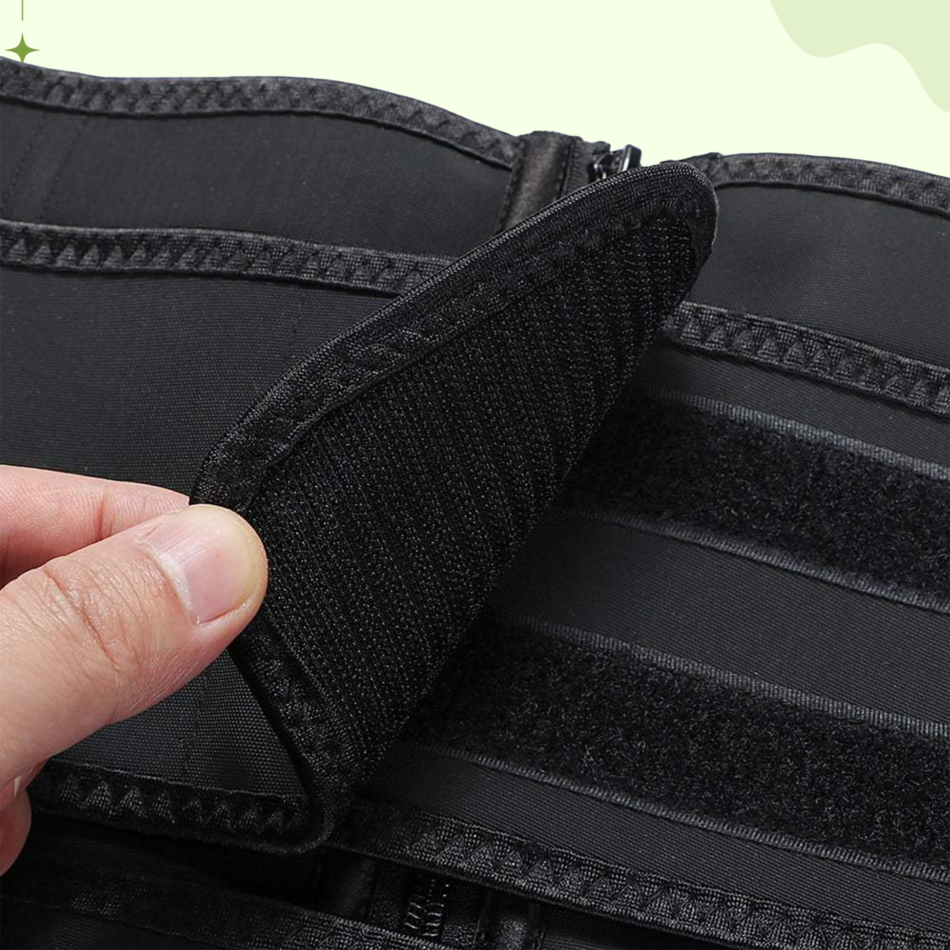 Women's waist trainer body shaper sweat belt for tummy control