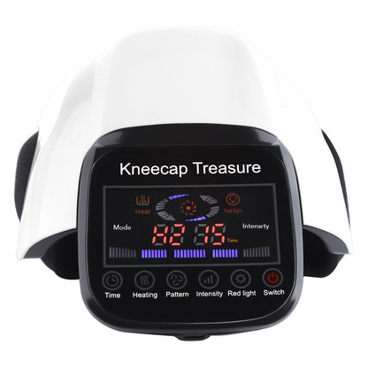 Smart infrared knee massager with 4D airbag compression and red light therapy