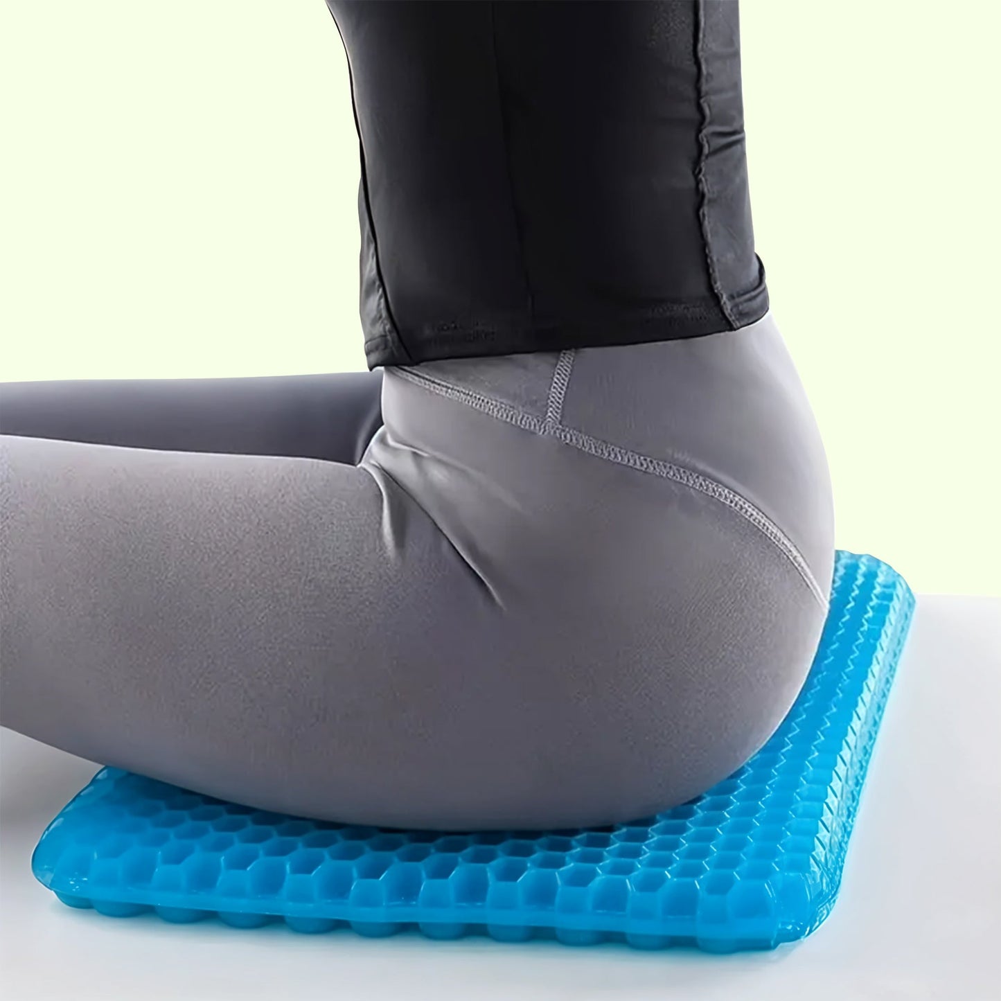 Honeycomb gel seat cushion for office and car