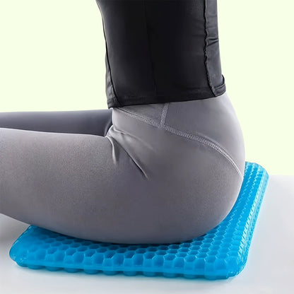 Honeycomb gel seat cushion for office and car