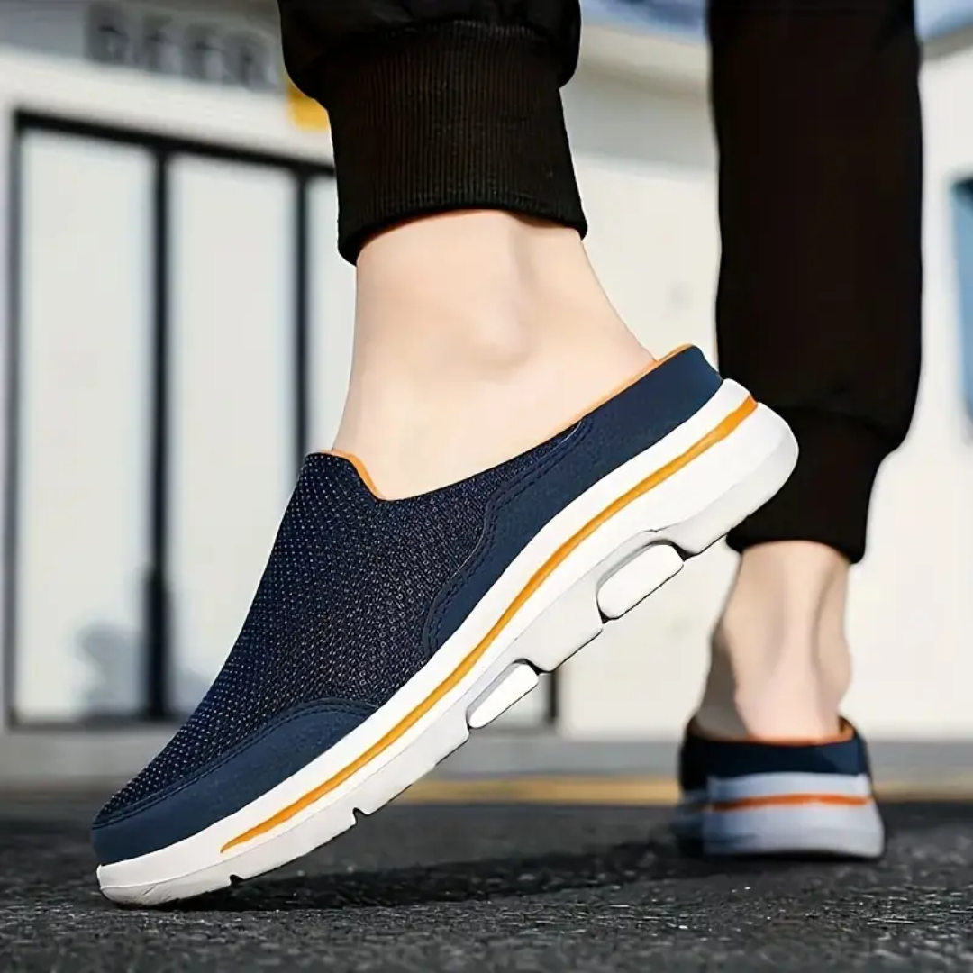 Unisex slip-on sports shoes flexible sole