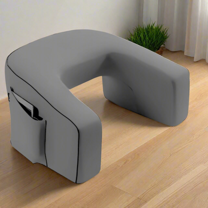 Ergonomic lap pillow for reading and laptop use