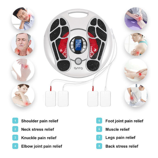 Premium TENS EMS foot circulation stimulator electric massager
