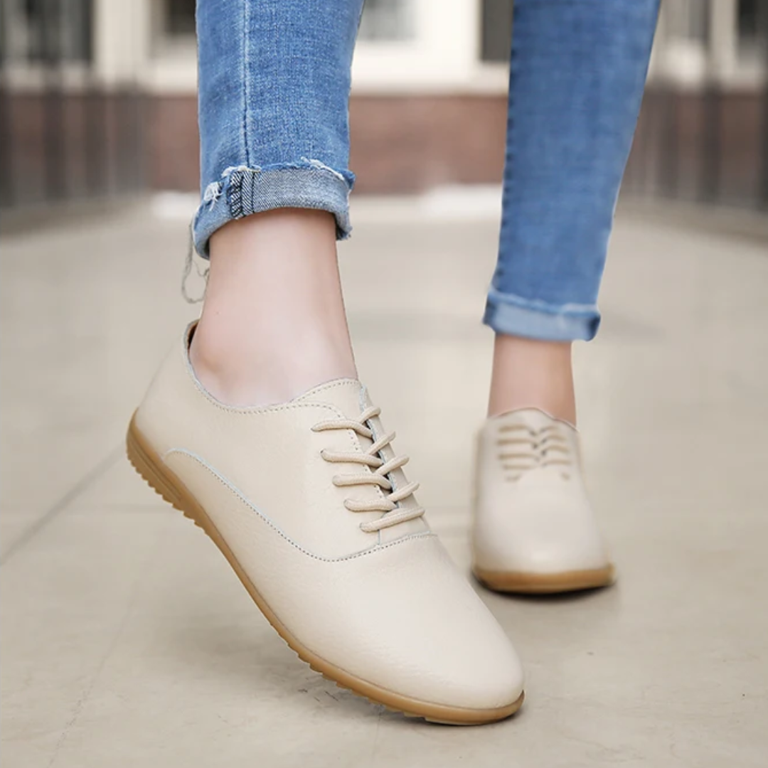 Women's casual flat shoes effortless style with support