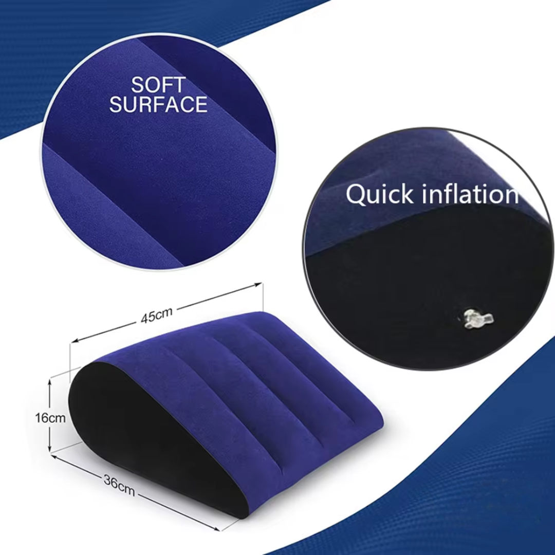 Waterproof intimacy wedge pillow for comfort and protection