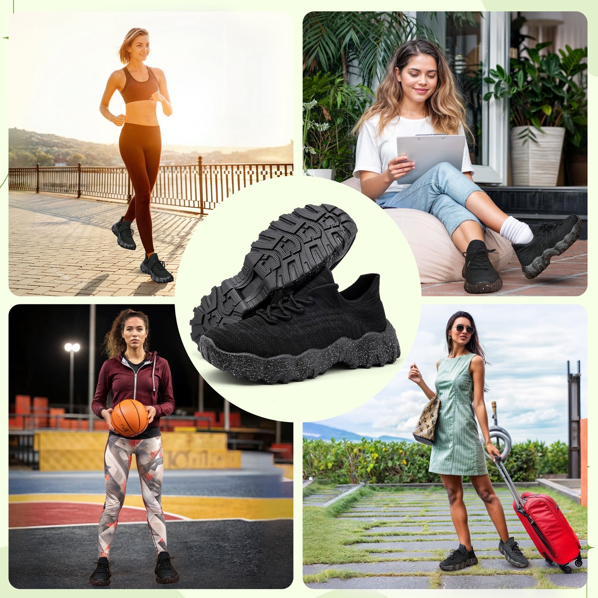 Women's all-day comfort stretch feather-soft shoes