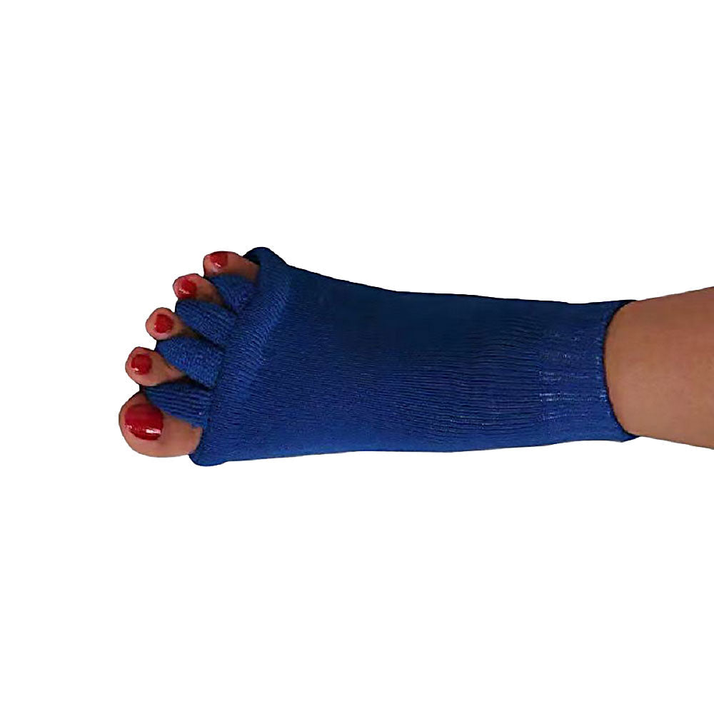 Five-toe alignment stretch socks for bunions, hammer toes and plantar fasciitis