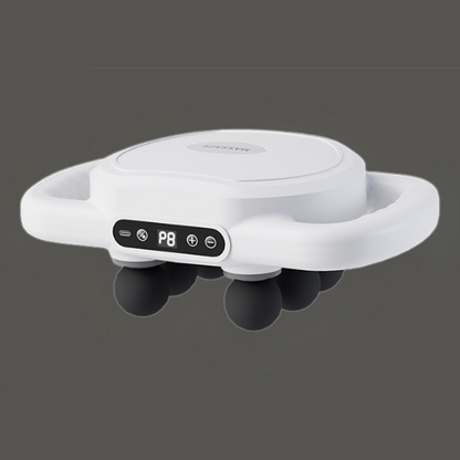 Six-head cordless fascia percussion massage gun for deep tissue recovery