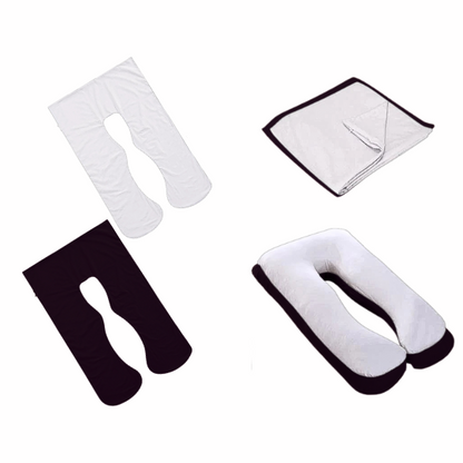 Soft full body pillowcase replacement cover for body pillows