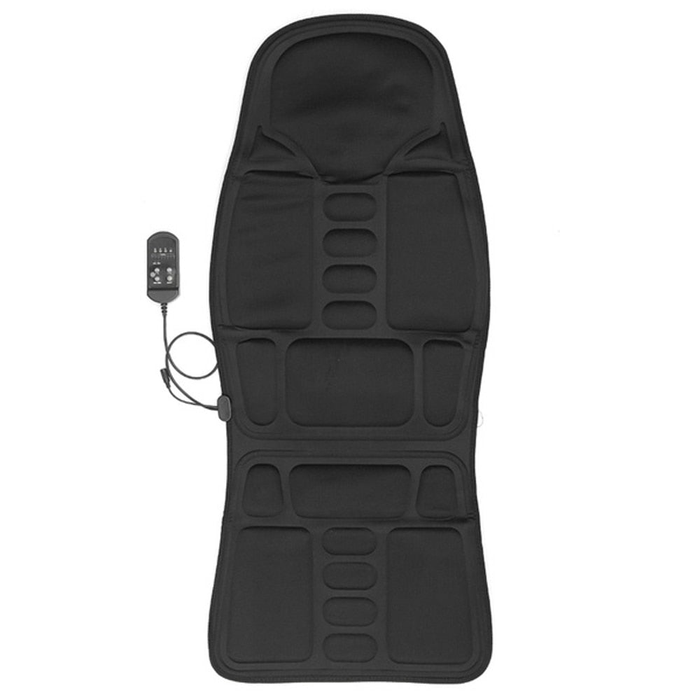 8-mode vibration massage seat cushion with heat for car, home, and office