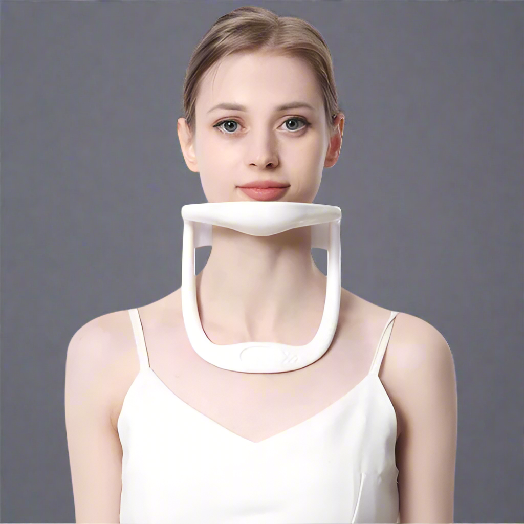 Cervical neck posture corrector stretch device for tech neck