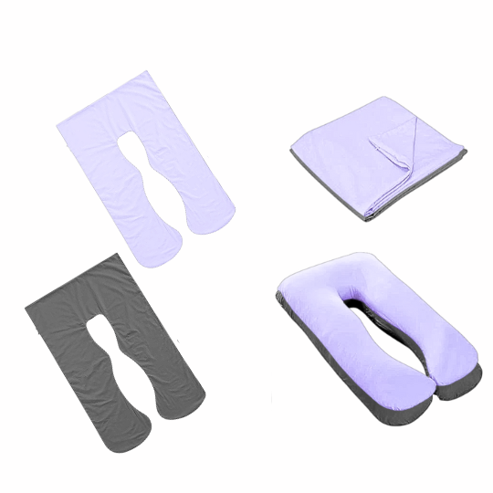 Soft full body pillowcase replacement cover for body pillows