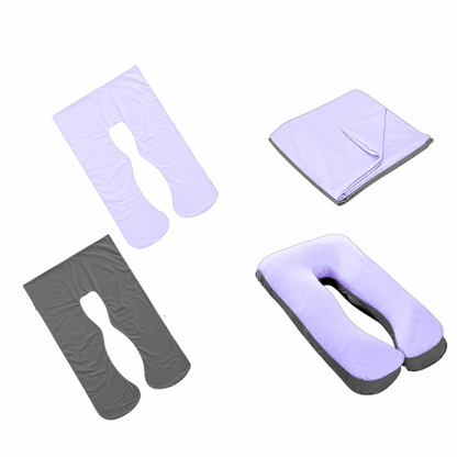 Soft full body pillowcase replacement cover for body pillows