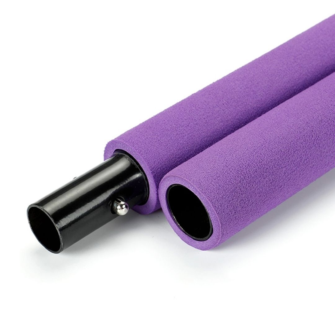 Portable Pilates bar kit with resistance bands for yoga and home workouts