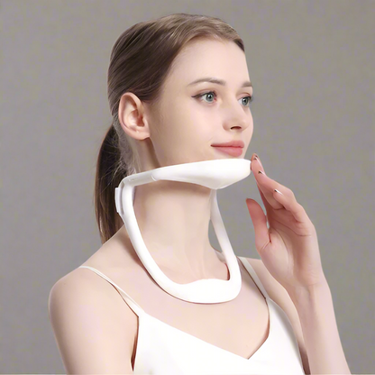 Cervical neck posture corrector stretch device for tech neck