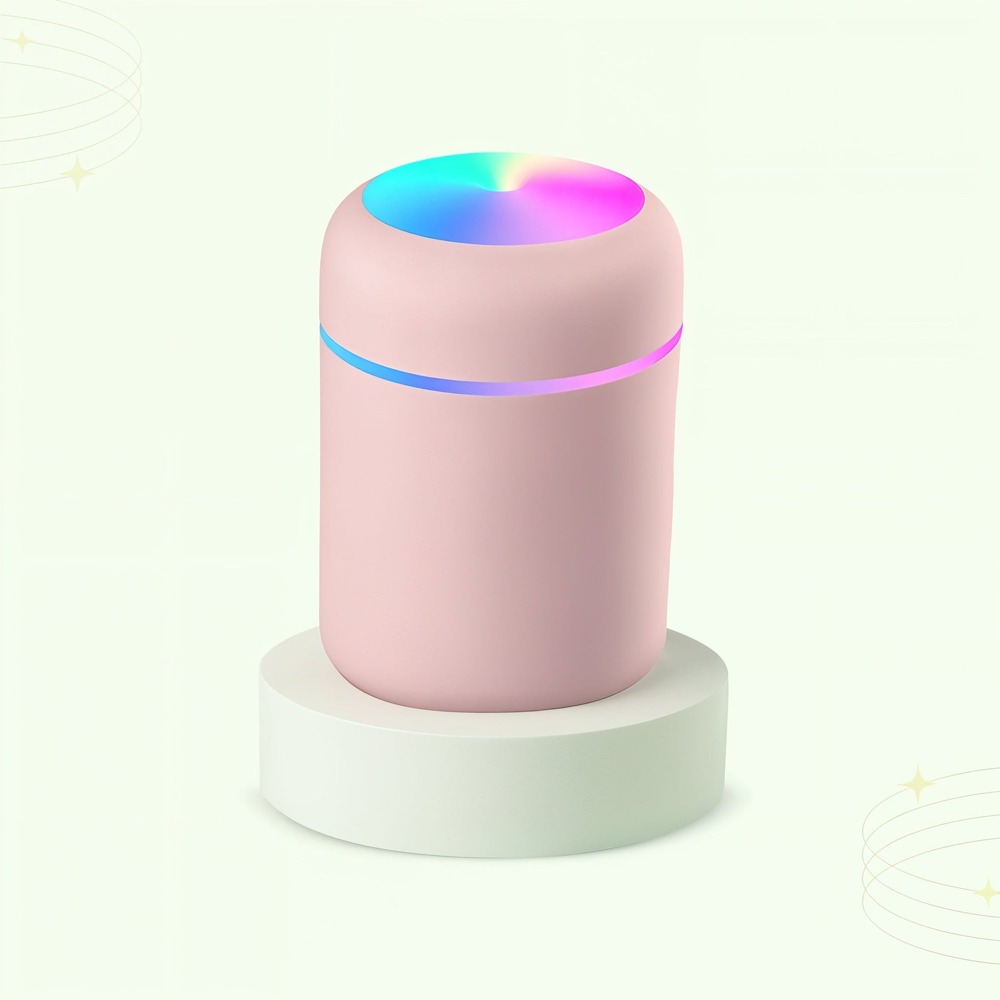 Portable USB air humidifier for desk and travel
