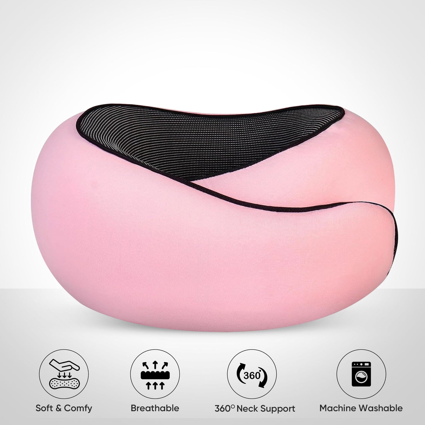 Memory foam travel neck pillow full support