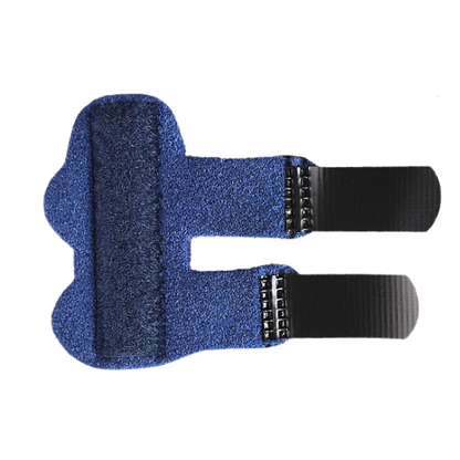 Adjustable trigger finger splint resting brace for tendon recovery