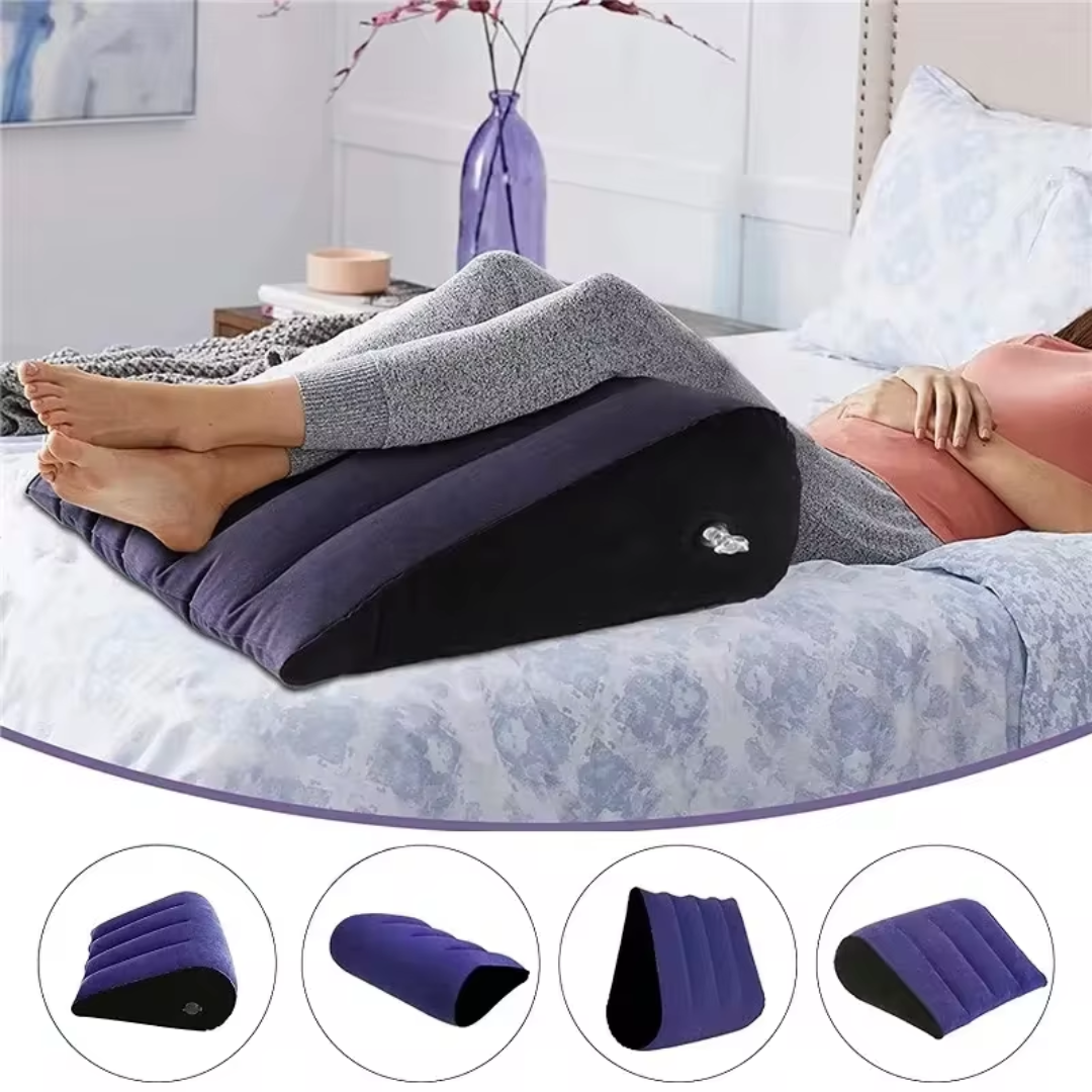 Waterproof intimacy wedge pillow for comfort and protection