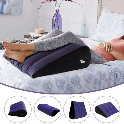 Waterproof intimacy wedge pillow for comfort and protection