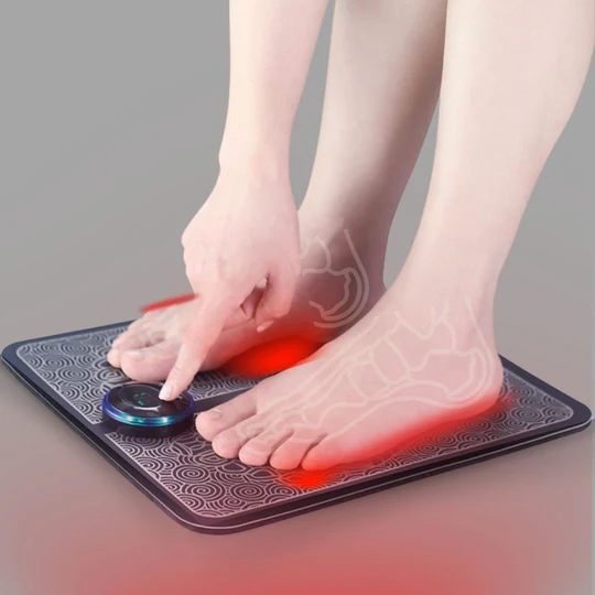 EMS foot massage mat electric pulse stimulator