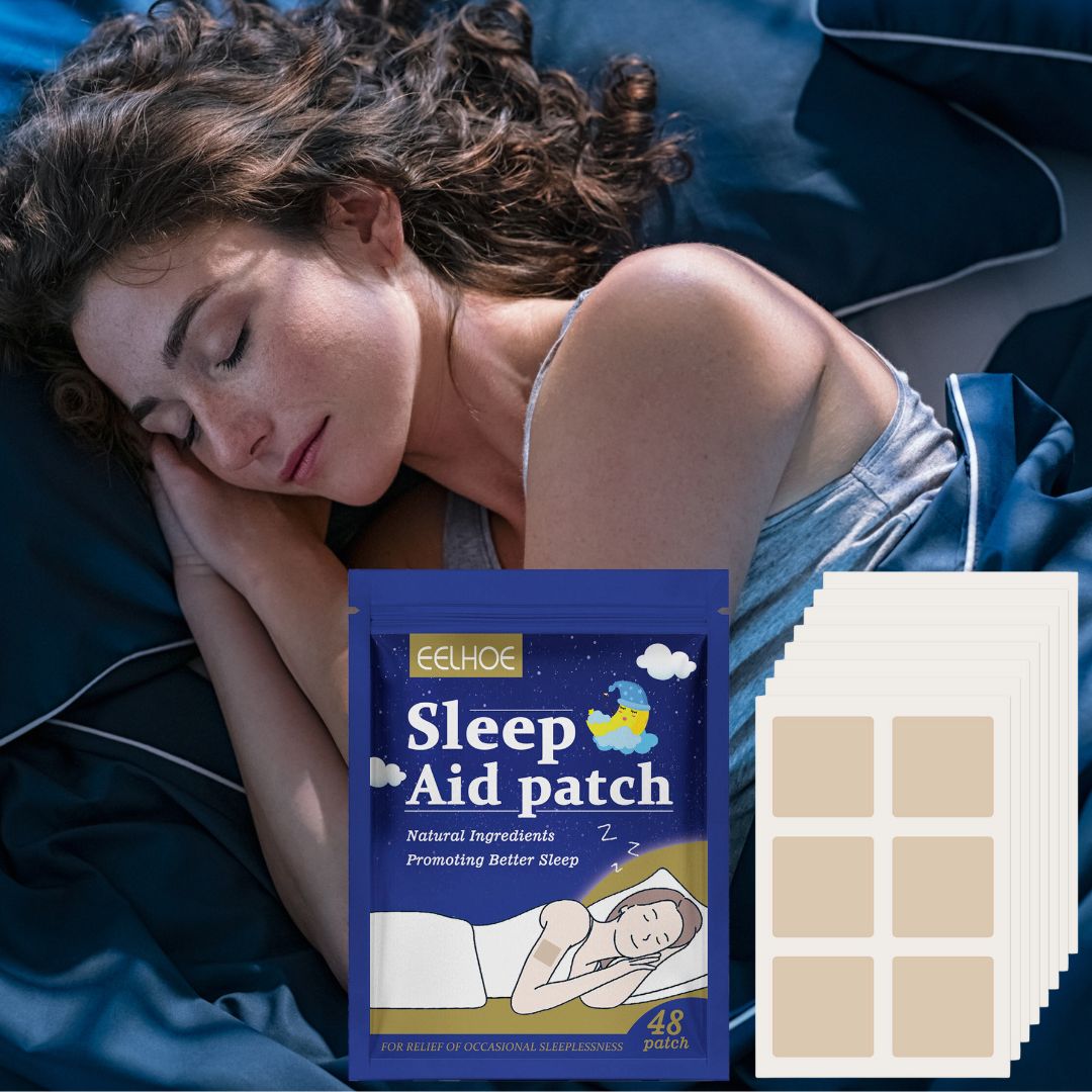 Topical melatonin sleep patches with lavender natural sleep aid