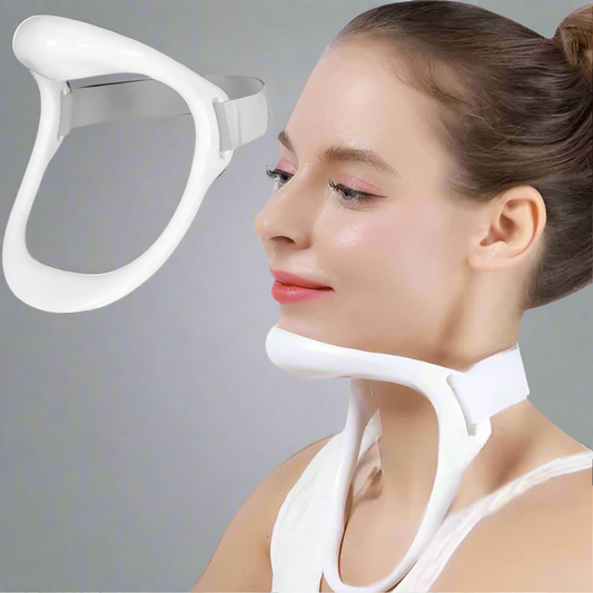 Cervical neck posture corrector stretch device for tech neck