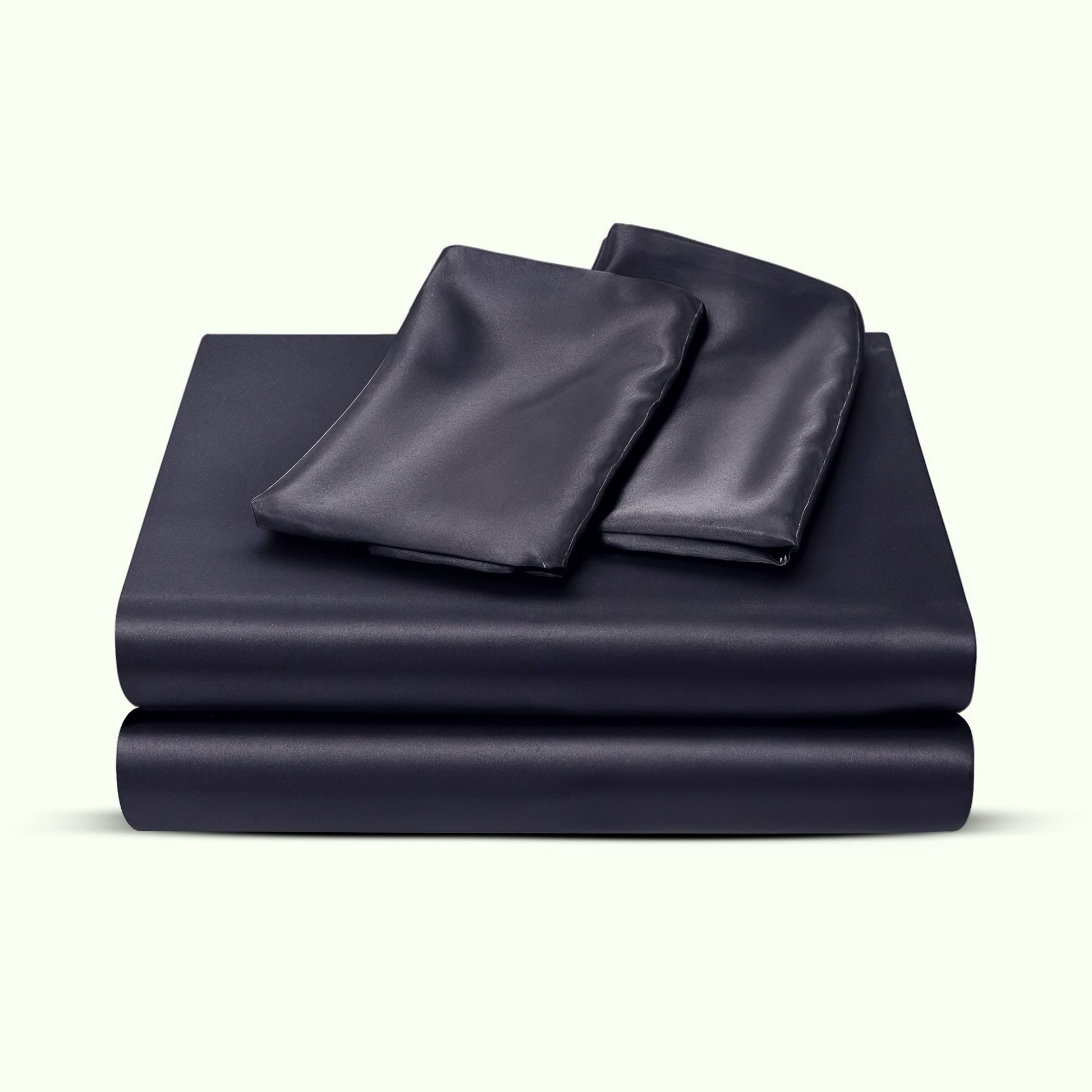 Luxury satin sheet set with deep pockets