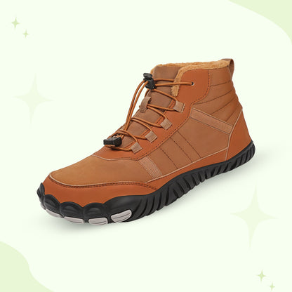 Winter barefoot shoes warm and cozy insulated