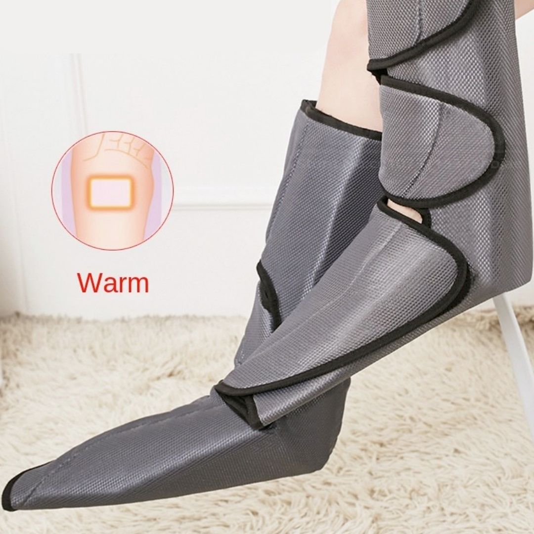 Full-leg air compression massager sequential recovery boots