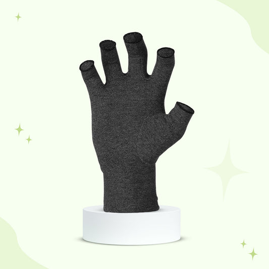 Compression gloves for hand discomfort and relaxation